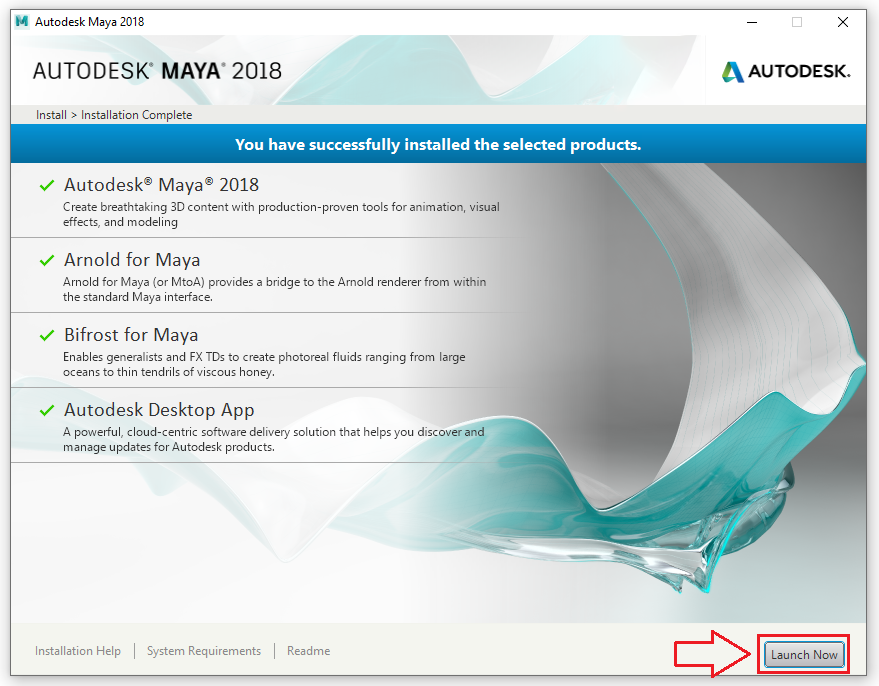 Hướng dẫn cài đặt Autodesk Maya 2018