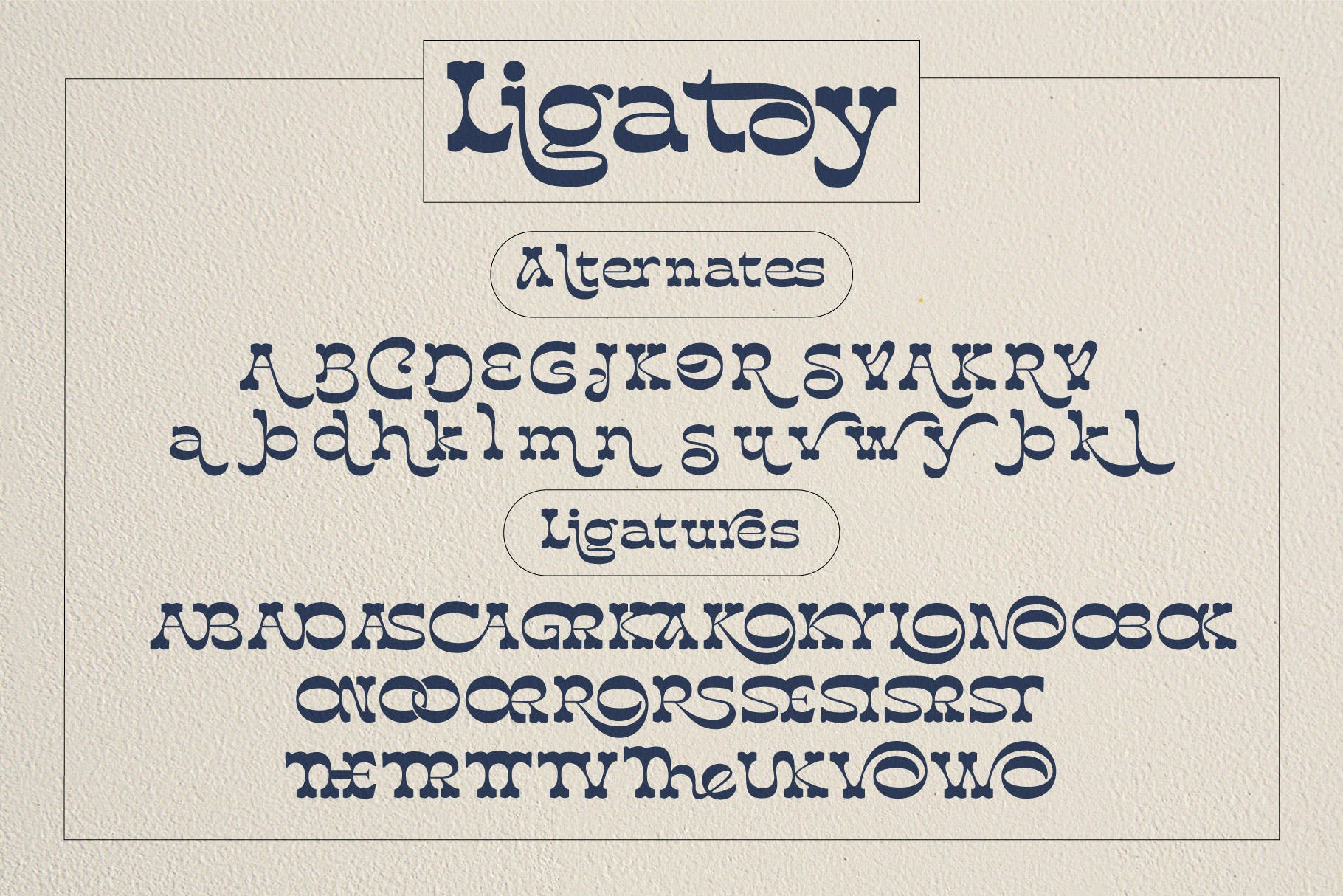 Ligatoy Font - Font đẹp cho thiết kế
