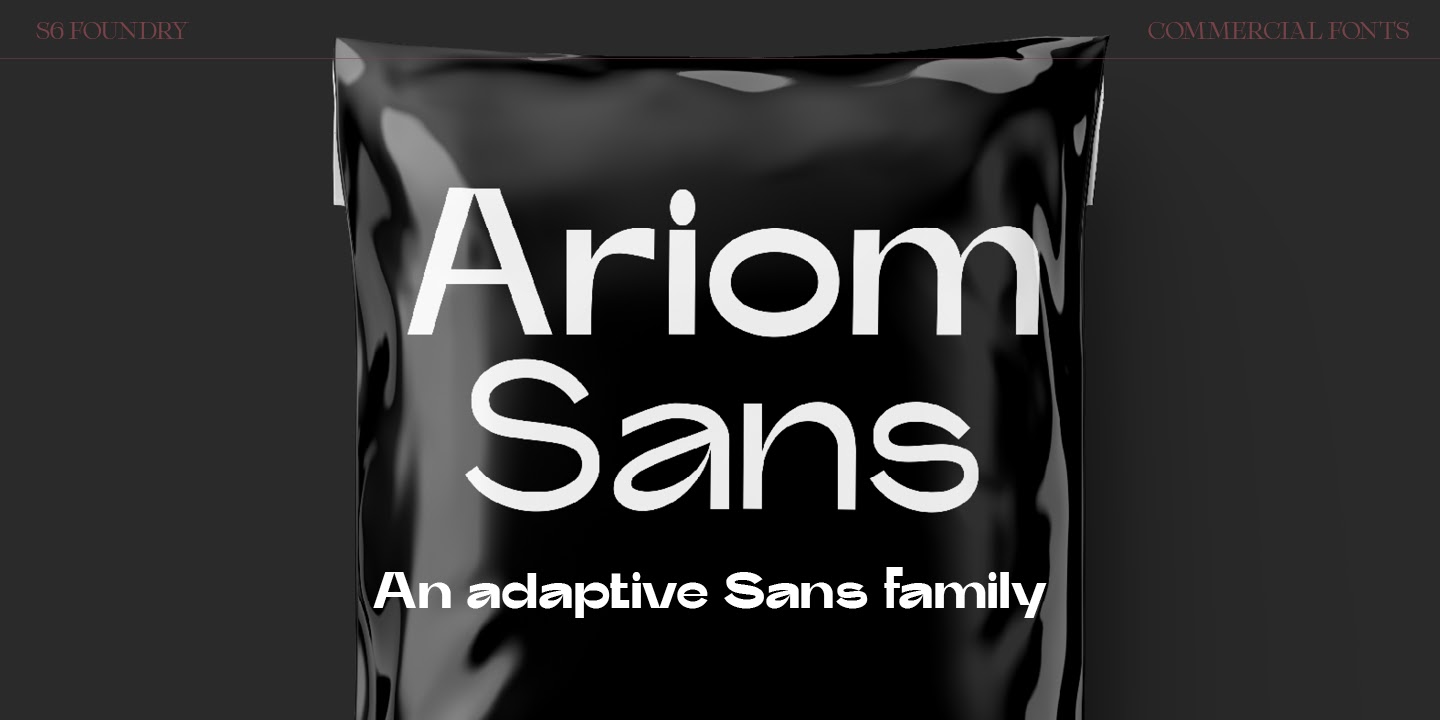 Font Ariom Sans Family