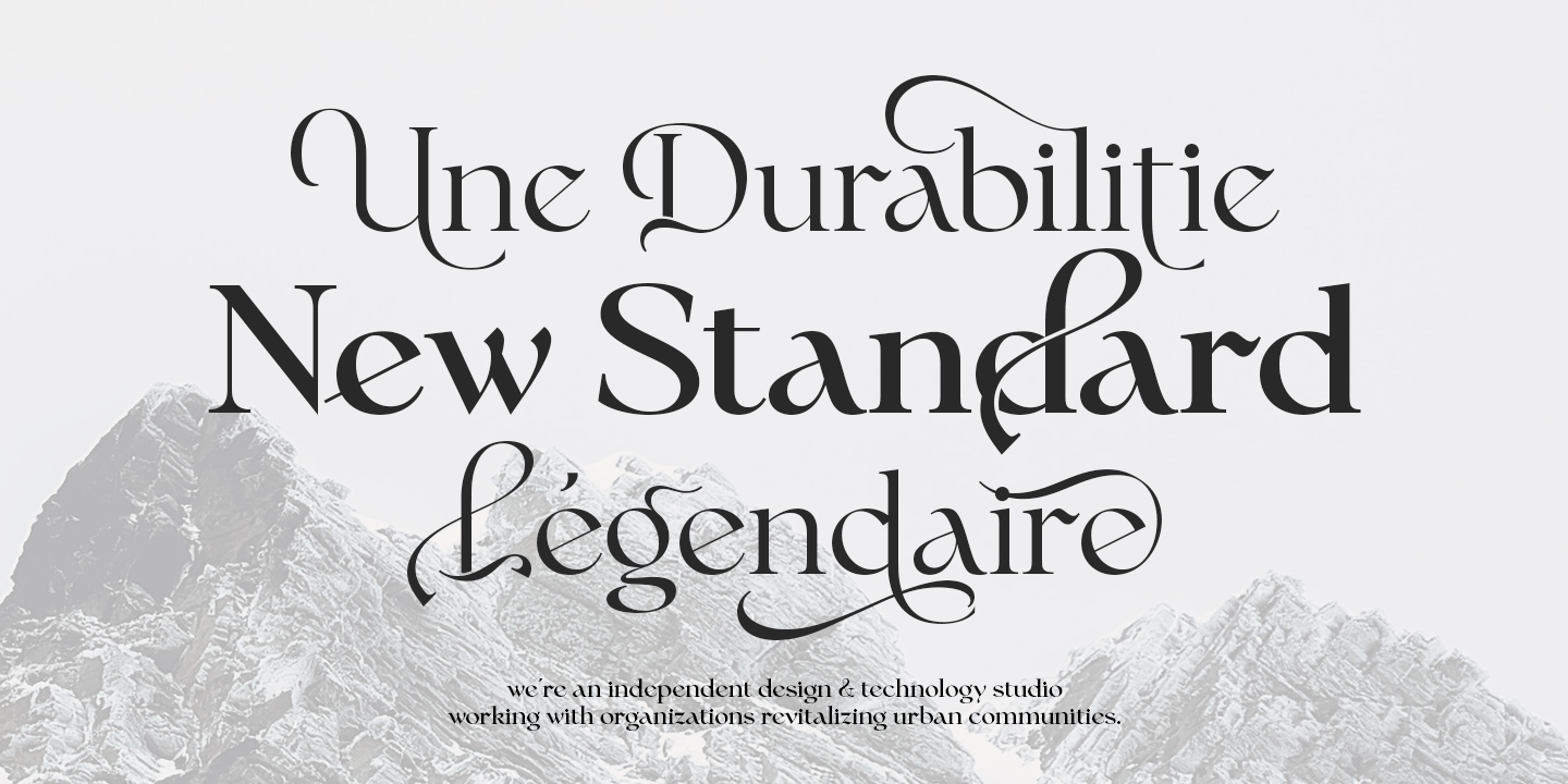 Bellagia Display Font Family Preview 6