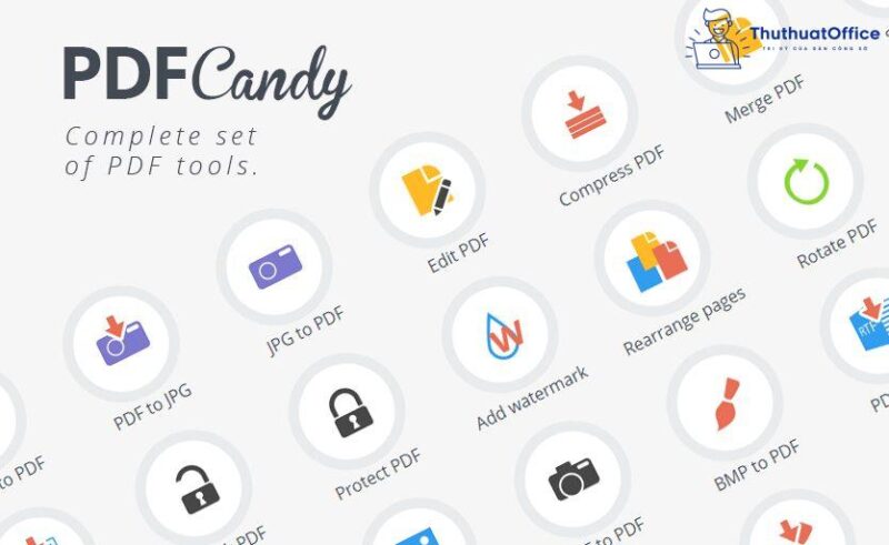 Chỉnh sửa file PDF online với PDF Candy