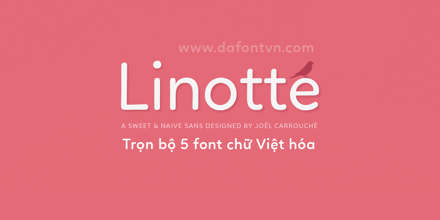 Font Linotte Việt Hóa