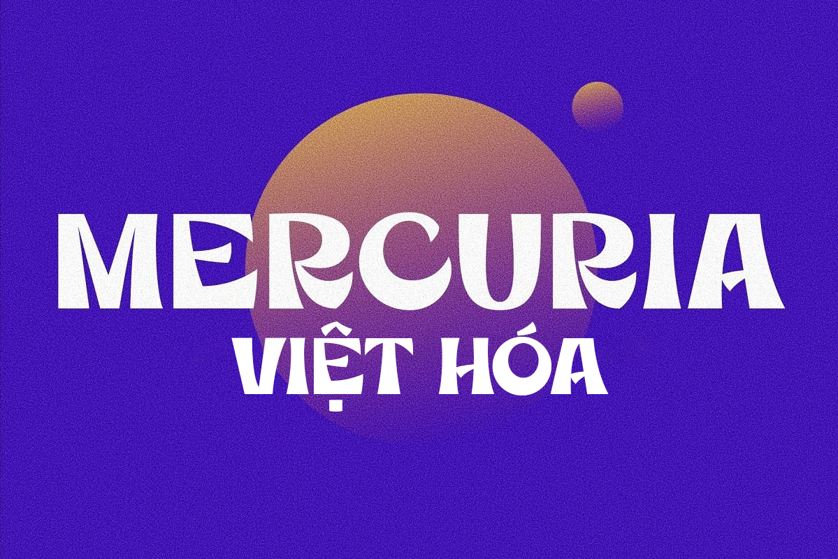 Font Mercuria Việt Hóa