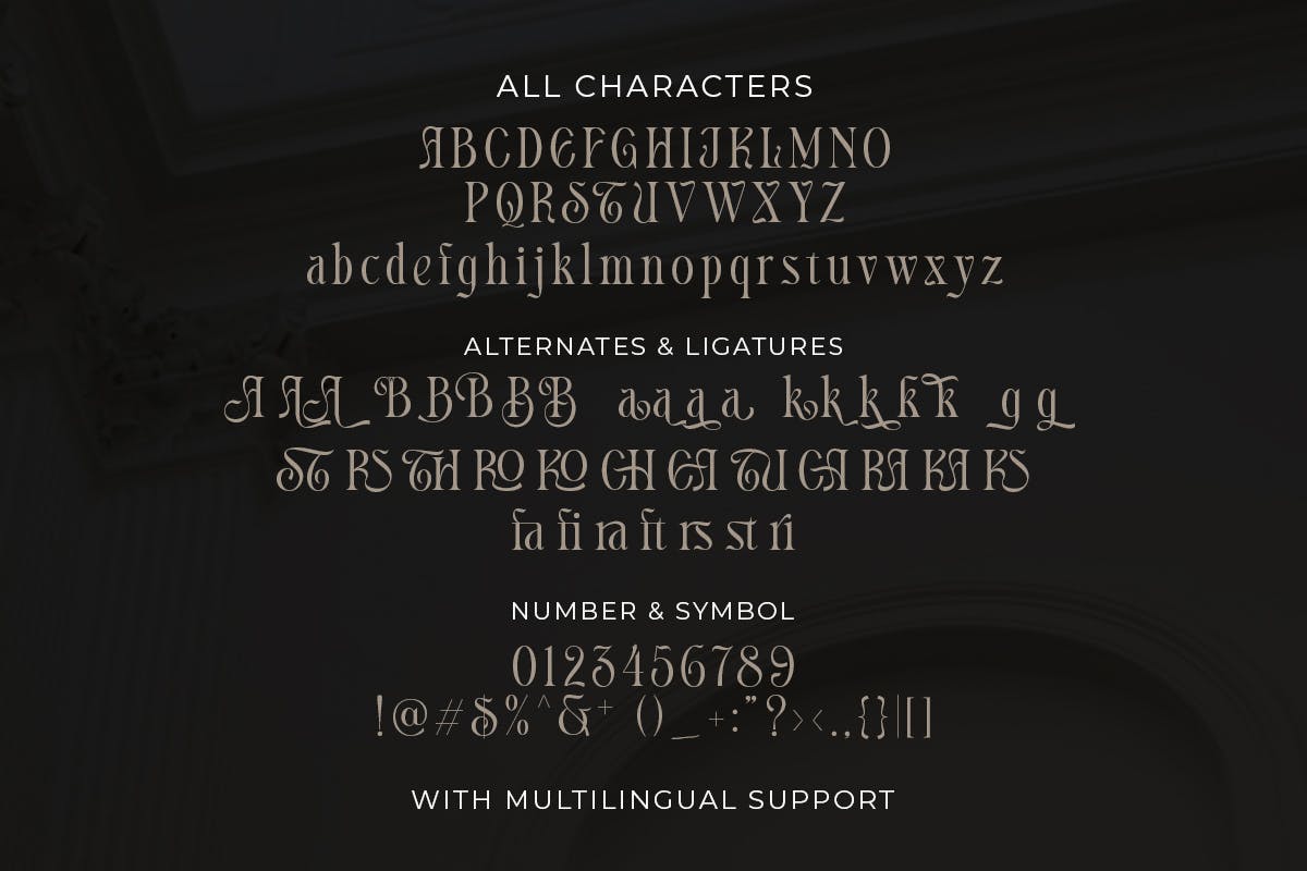 Font Appears - Character
