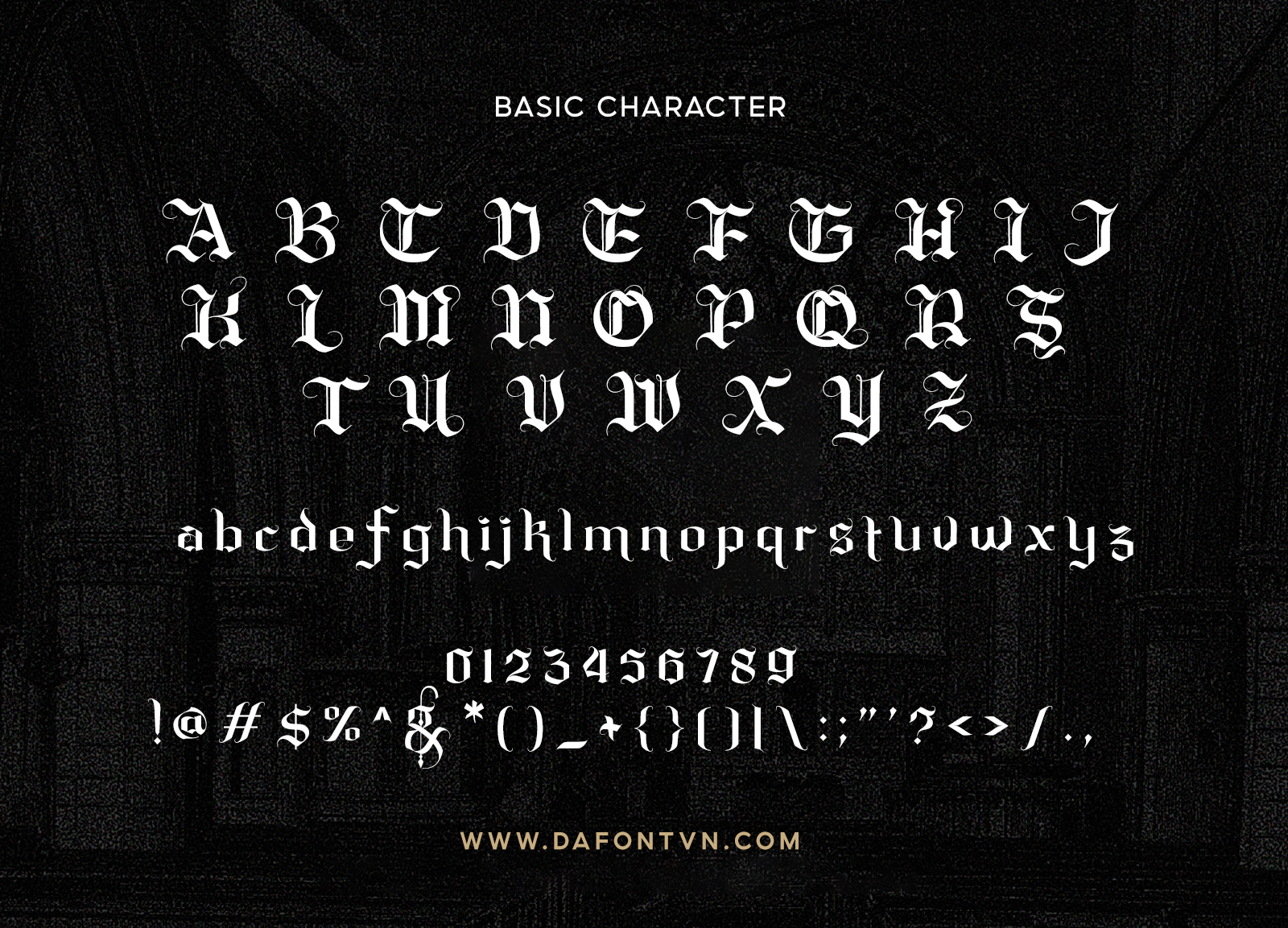 Font Ghelisyah - All Character