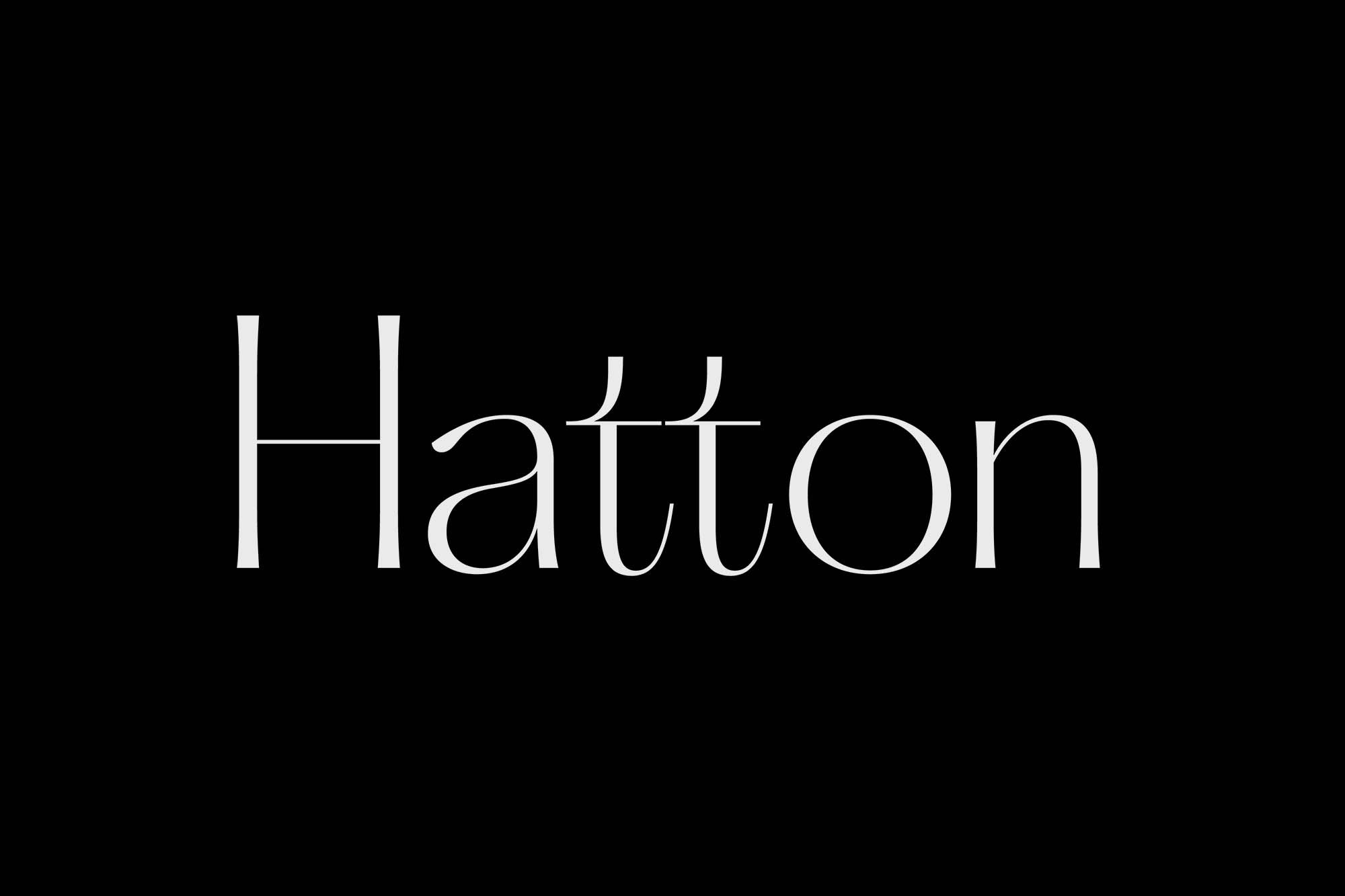 Hatton Font Family Full