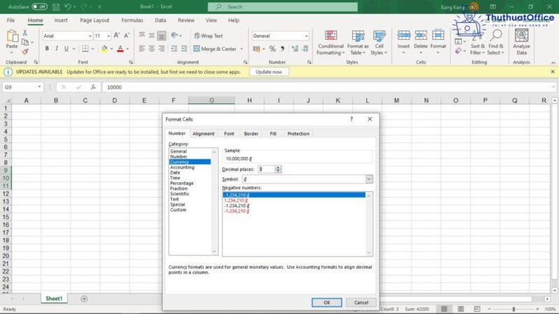 Cách hiện số 0 trong Excel 06