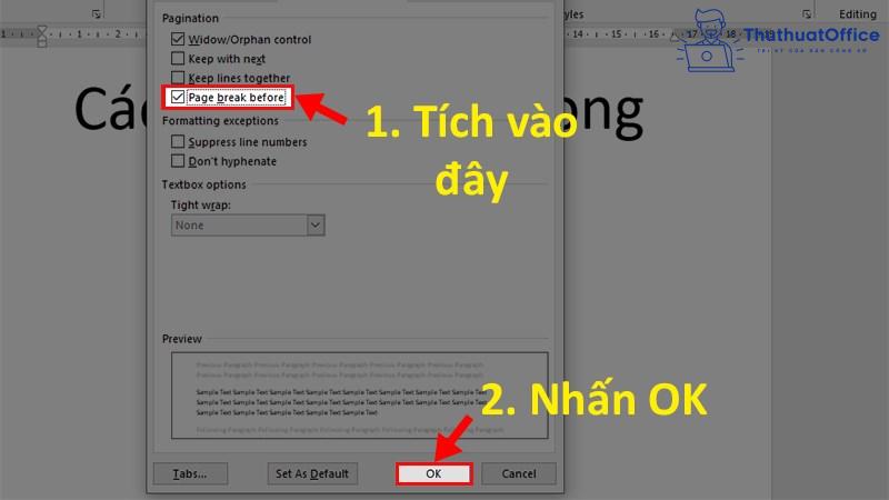 Các cách gộp 2 trang thành 1 trang trong Word 7