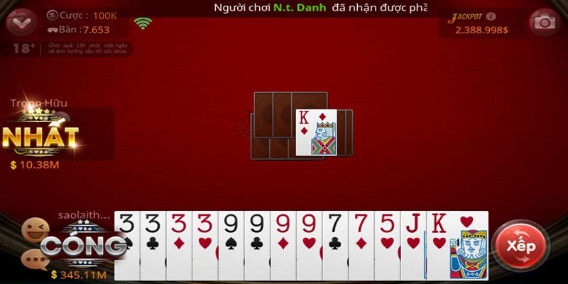 Những luật lệ liên quan tới game bài tiến lên miền Nam Onbet